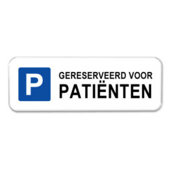 Bord-gereserveerd-voor-patienten