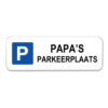 parkeerbord-papa-parkeerplaats