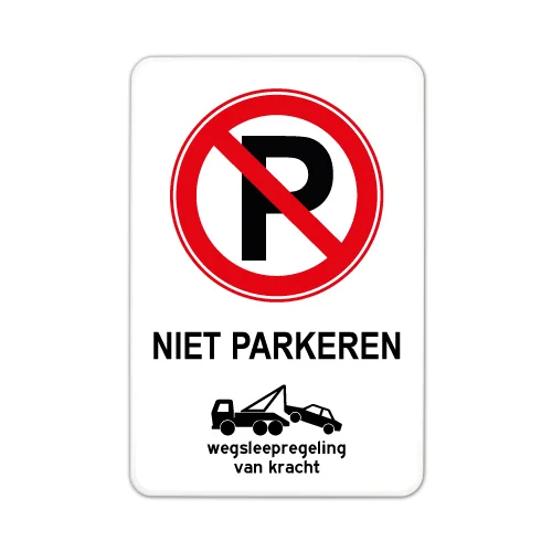 bord-niet-parkeren-wegsleepregeling