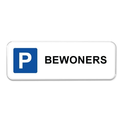 Bewoners parkeerborden