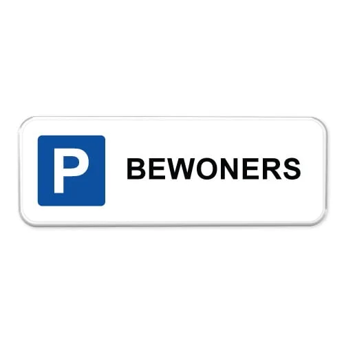 Bewoners parkeerborden
